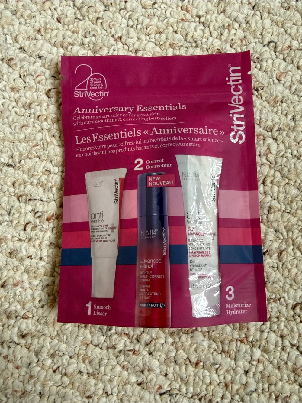 StriVectin Anniversary Essentials Skincare Kit - brand new sealed